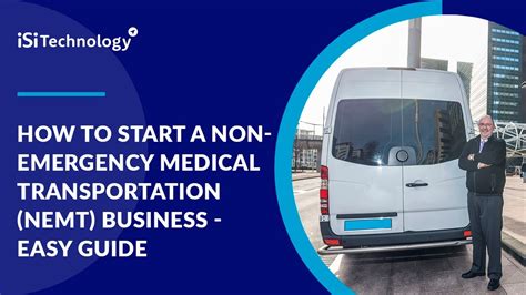 This type of <b>business</b> provides a vital service that is needed in many communities, and the demand for this type of service is expected to continue growing. . How to start a non emergency medical transportation business in maryland